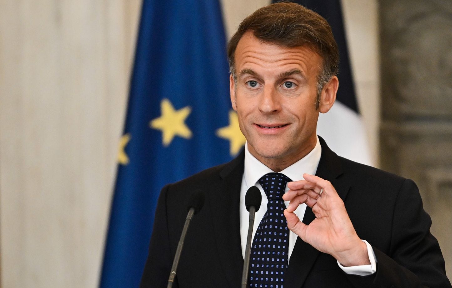 Desde Atenas, Emmanuel Macron hace balance de la hipótesis de una “escasez” en Francia Desde Atenas, Emmanuel Macron hace balance de la hipótesis de una “escasez” en Francia